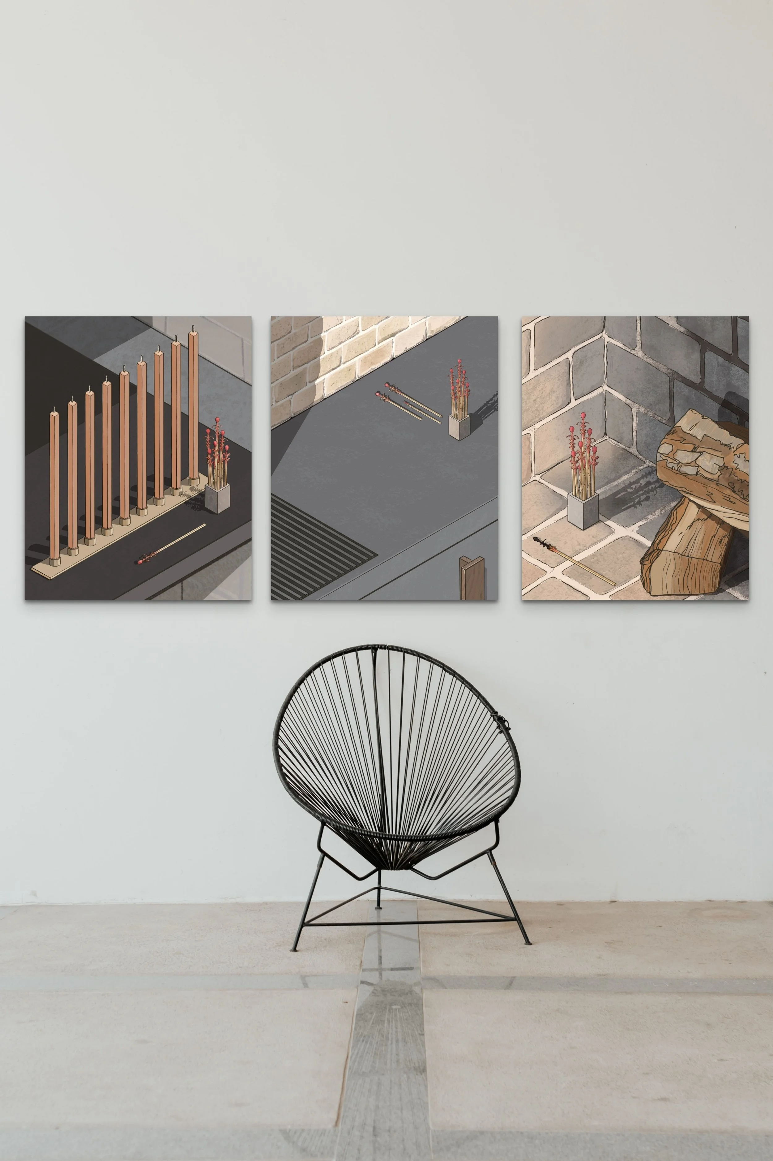 Explore the spiritual practice of "Design For Nothing" with Lenclos.org's art prints, "Contours of Impermanence"—transcending art to guide the spiritual seeker.