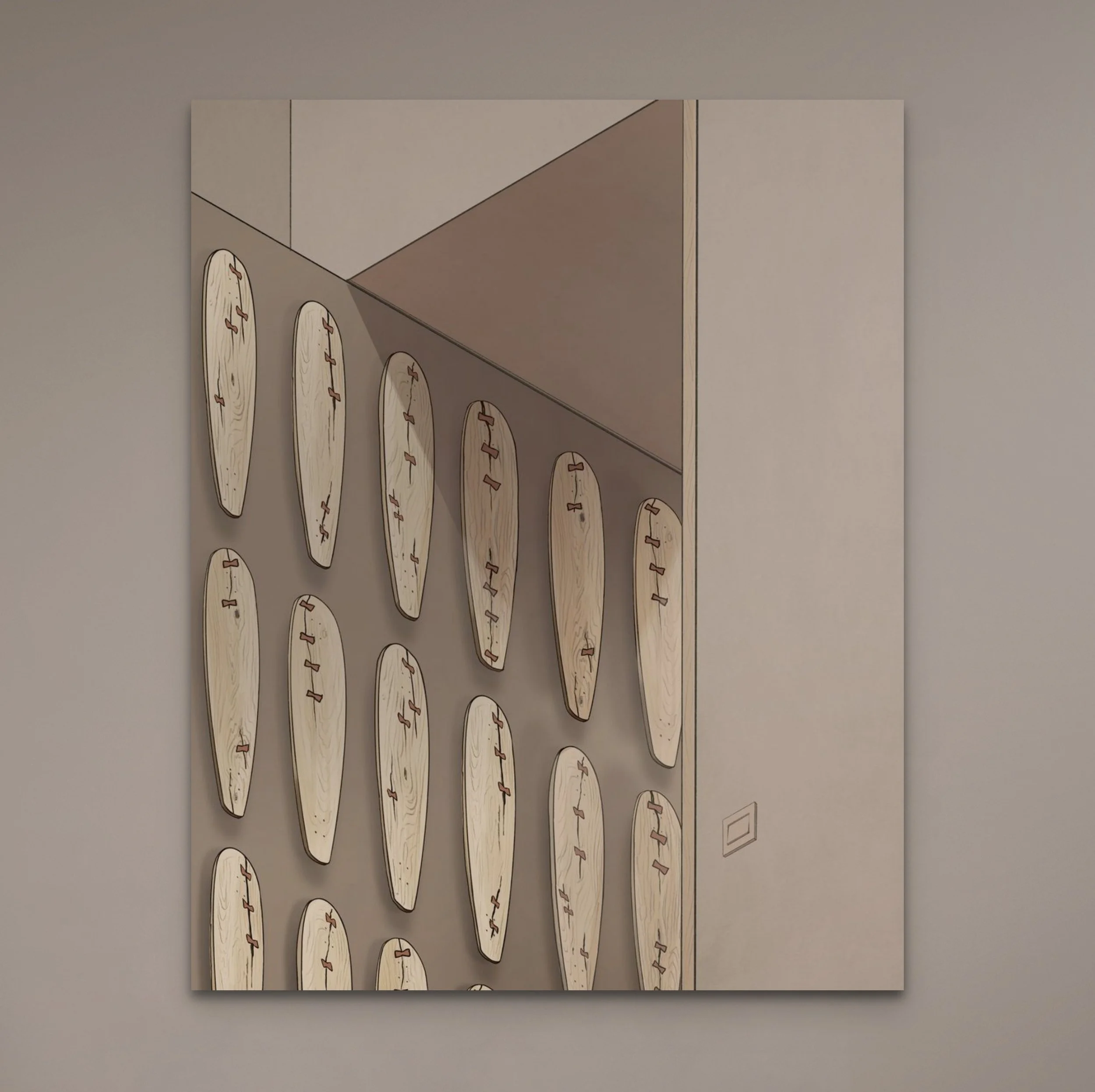 Discover Lenclos.org's "Contours of Impermanence" art prints—an invitation to question perception and awaken the One Mind.