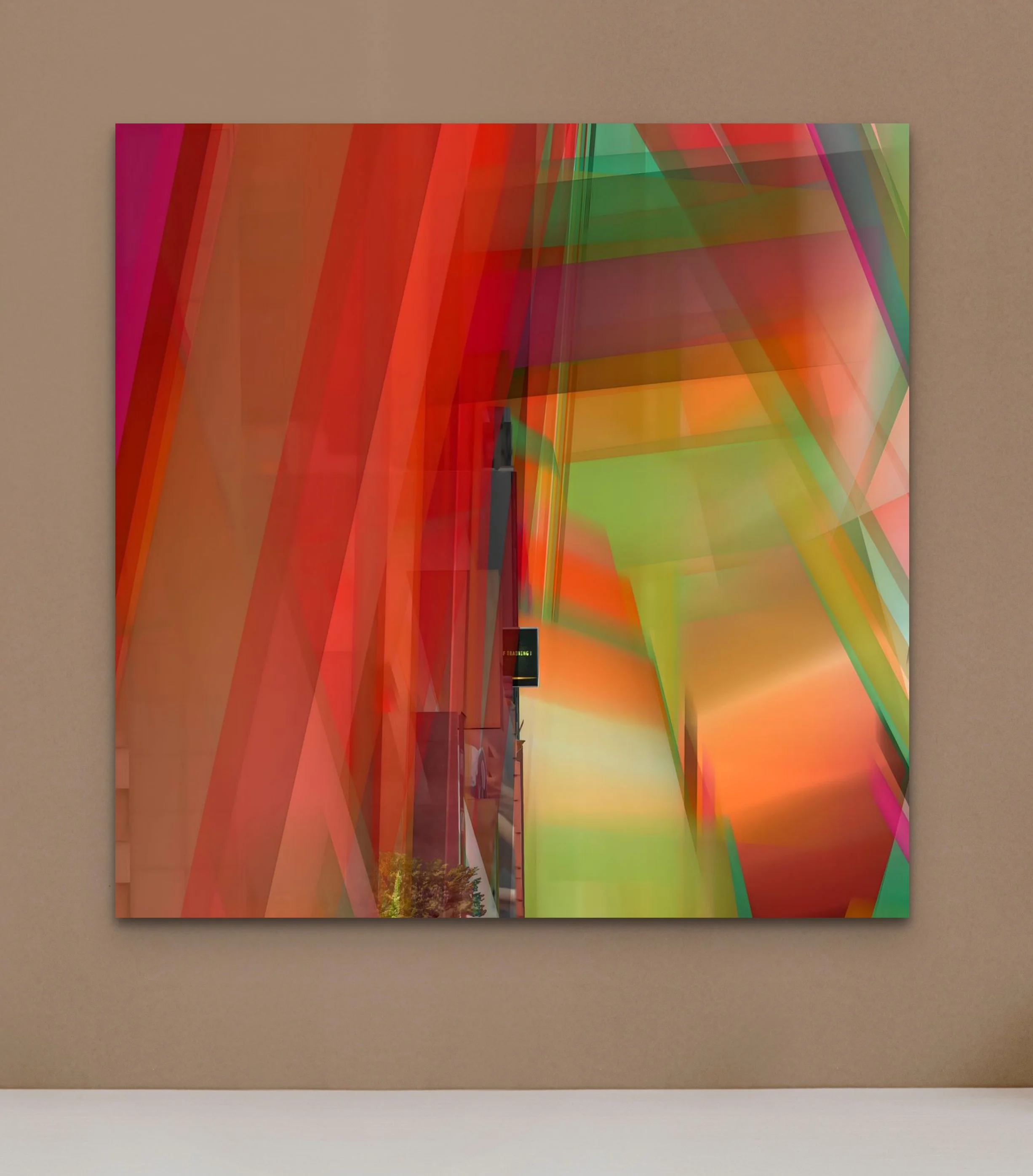 See the city in a new light with Fluctuating Realities art prints, revealing the intricate collage of our cognitive processes.