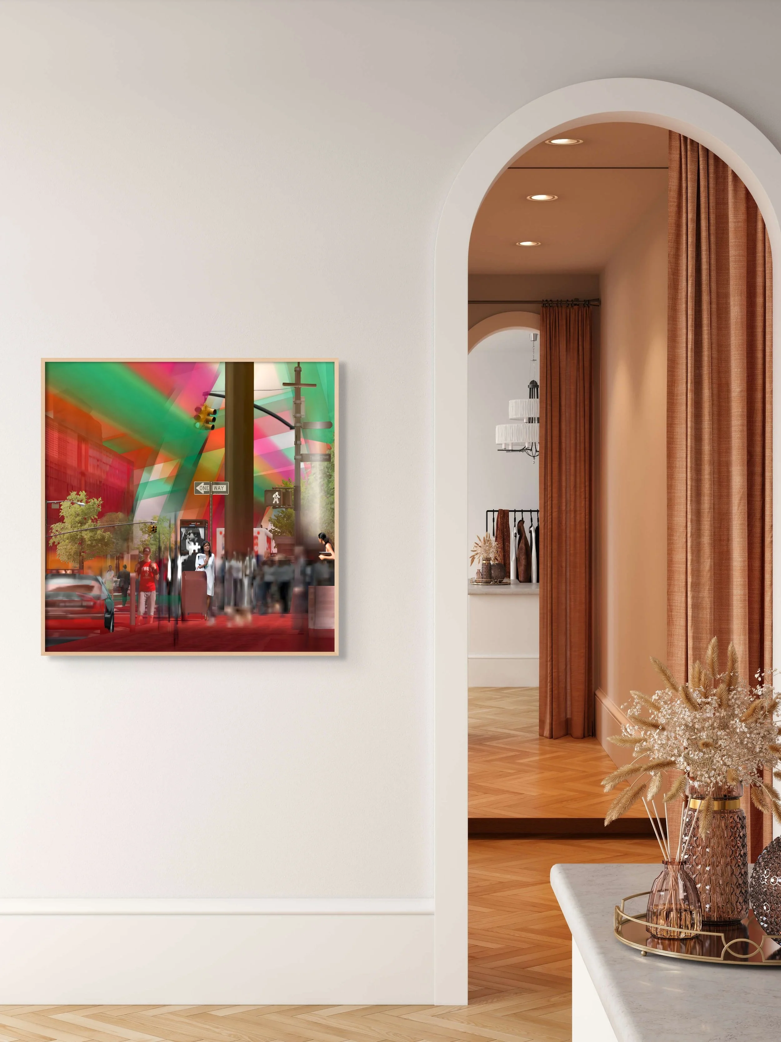 Experience the art of perception with Fluctuating Realities virtual montage prints, crafted from thousands of photo sprites.
