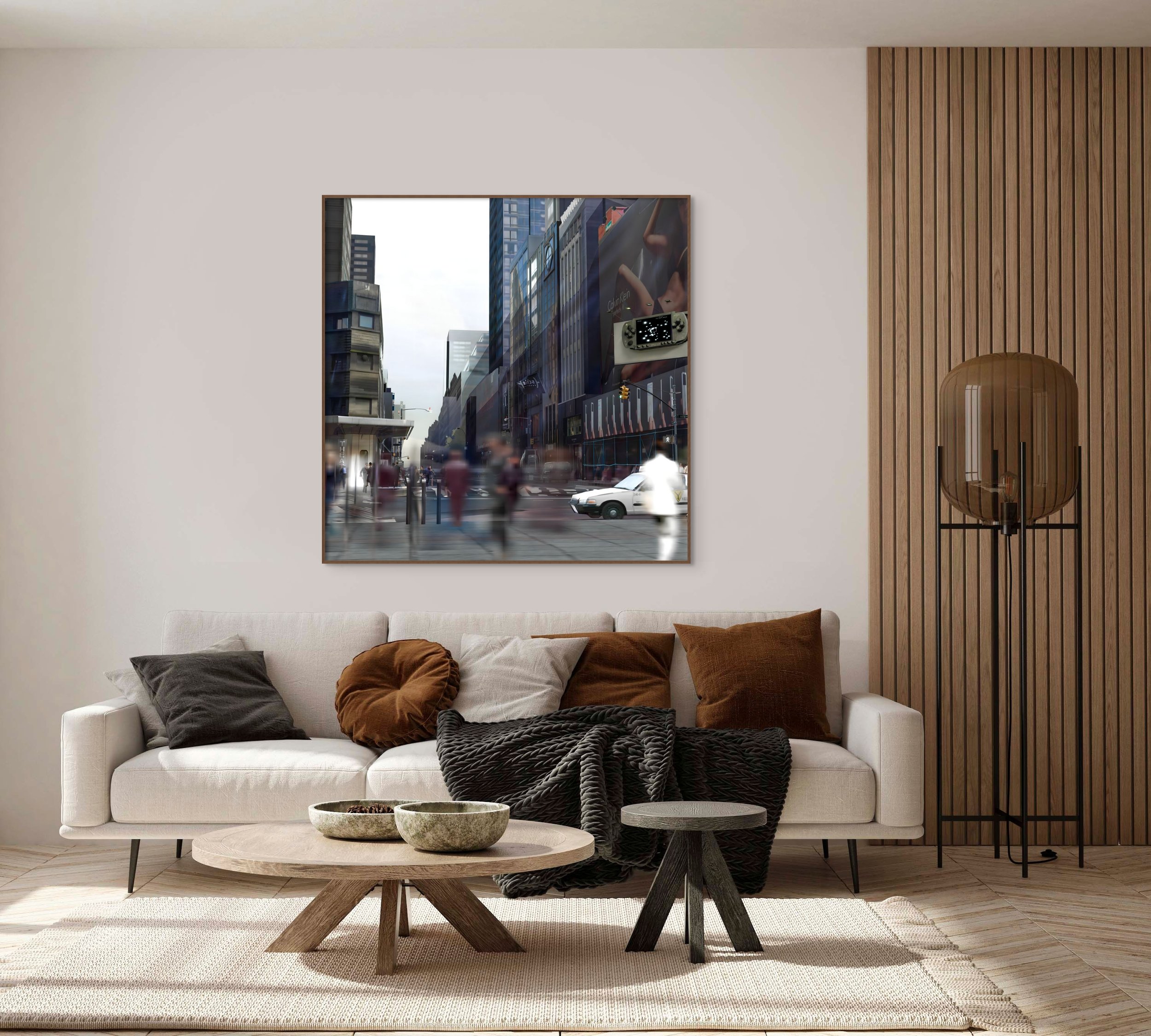 Challenge your perception of urban landscapes with Fluctuating Realities art prints, inviting self-exploration.