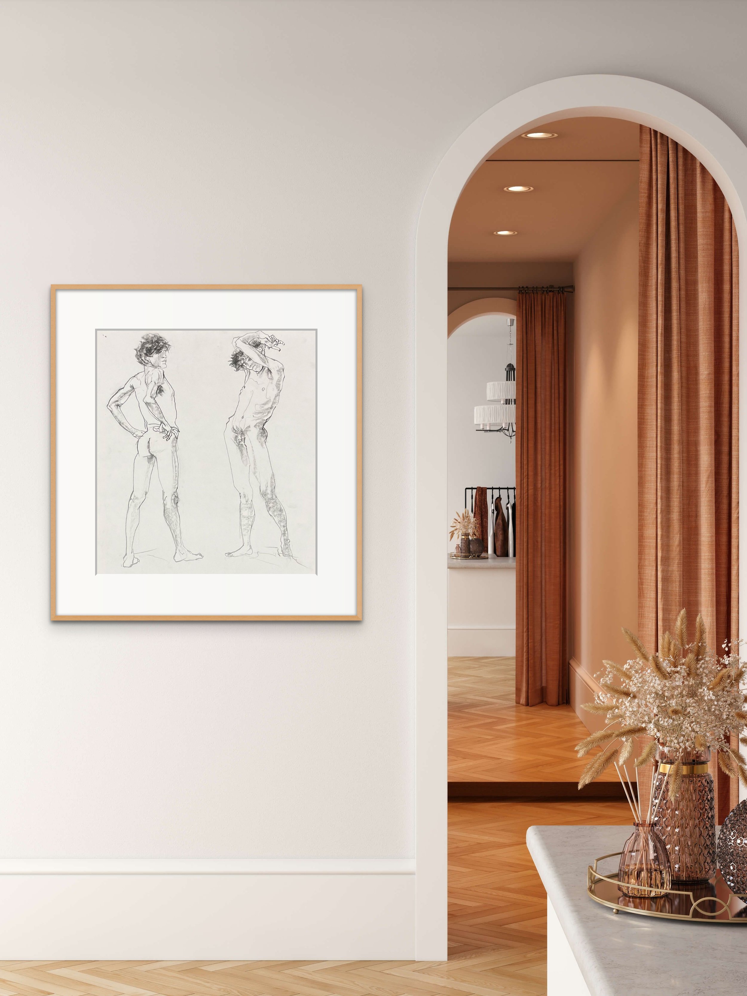 Experience the transformative energy of vulnerability with 'Essence of Vulnerability' - expressive charcoal drawings and paintings that ignite self-inquiry.