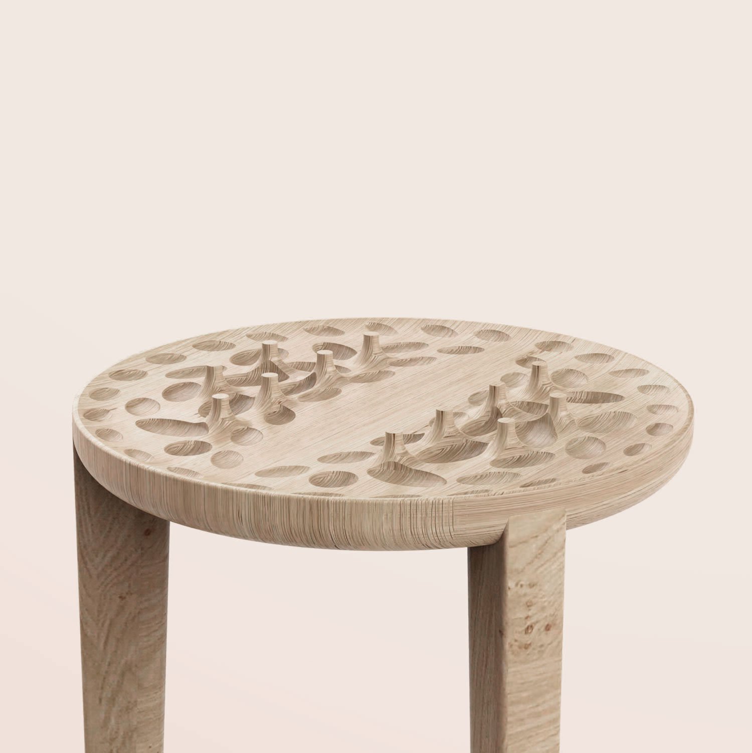 Discover the unexpected: Perceptual Terrain furniture blurs the line between functionality and self-reflection.