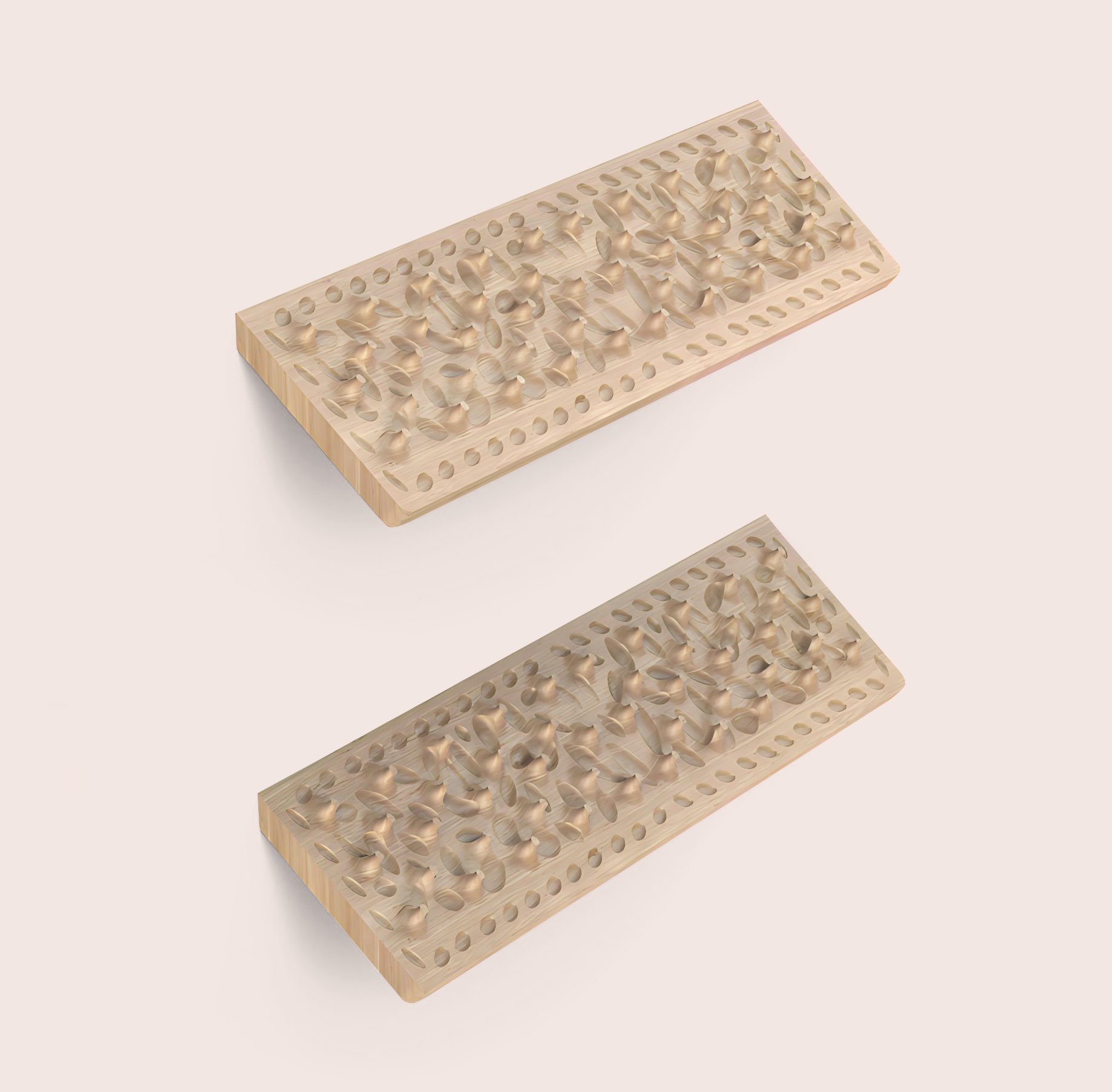 Rise above drama: Perceptual Terrain furniture invites elevated perception and understanding.