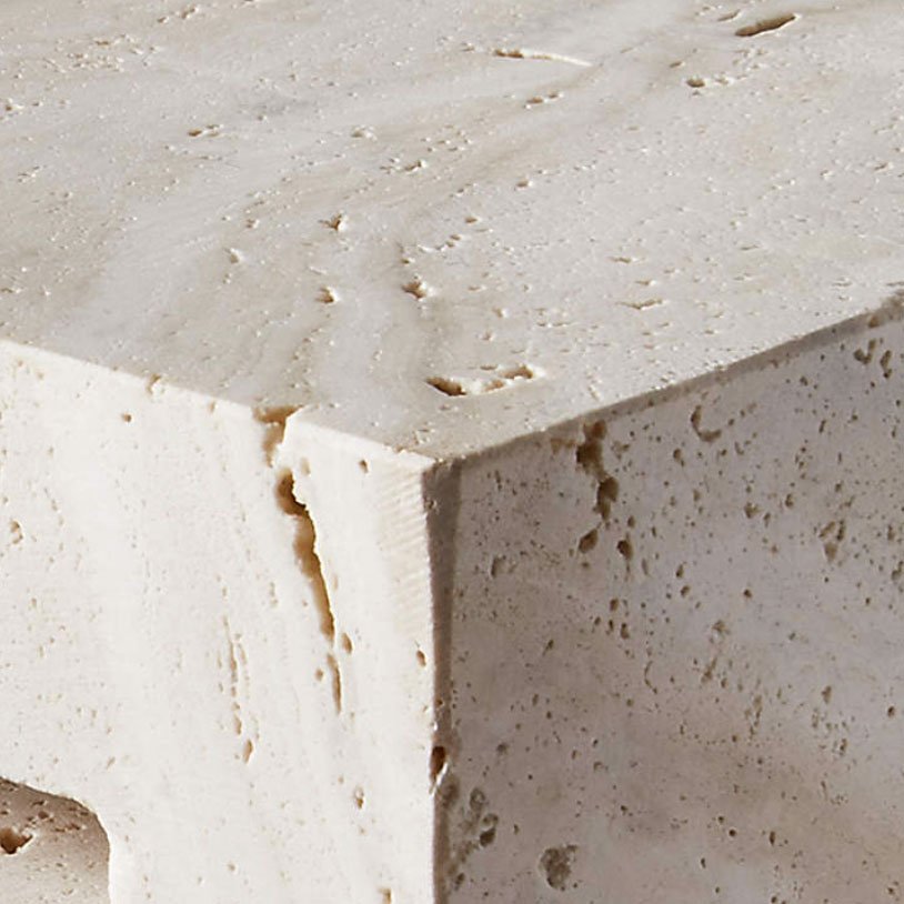 Experience the interplay of teak and travertine in the 'Blueprints of Hypothesis' collection - a journey towards compassion and enlightened understanding. (Copy)