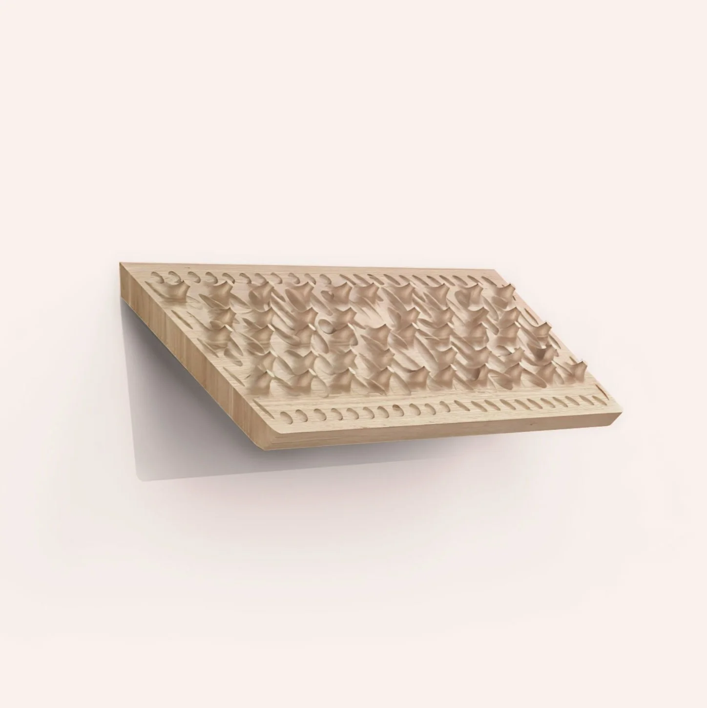 Perceptual Terrain Shelf — Design inquiry by Martin Lenclos / Rendering