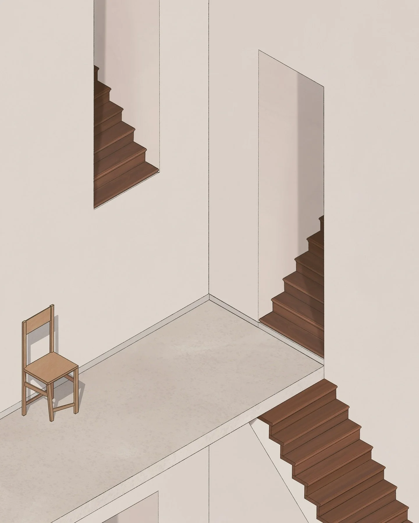 Contours of Impermanence, No. 4, archival digital pigment print. Part of a triptych, Martin Lenclos designed the series to offer a different perspective on reality, highlighting a deeper, timeless aspect of existence that resides within each individu