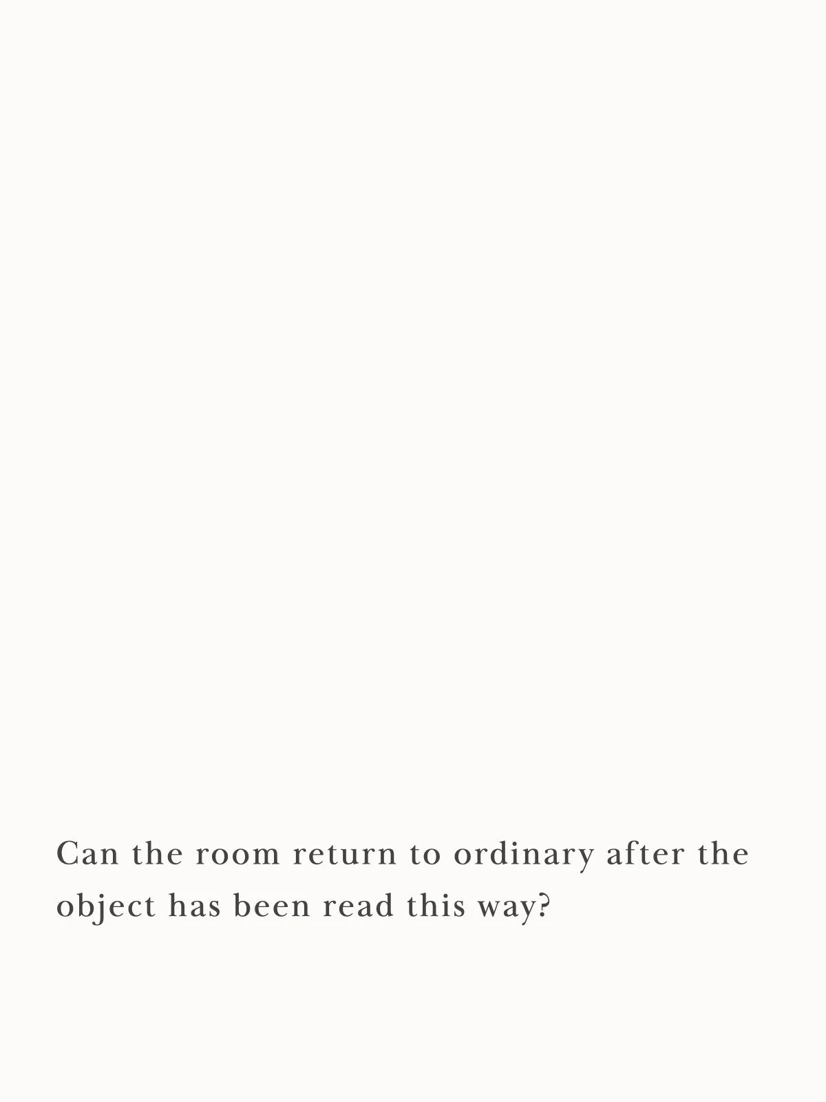 The Fallen Lamp —&nbsp;Perception Question by Martin Lenclos