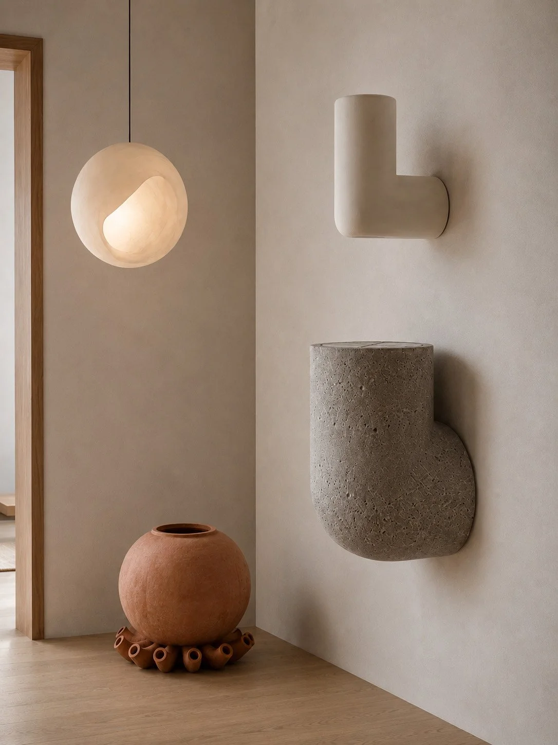 Image No. 2 of The Hold, Concrete and cement wall study&nbsp;—&nbsp;Martin Lenclos
