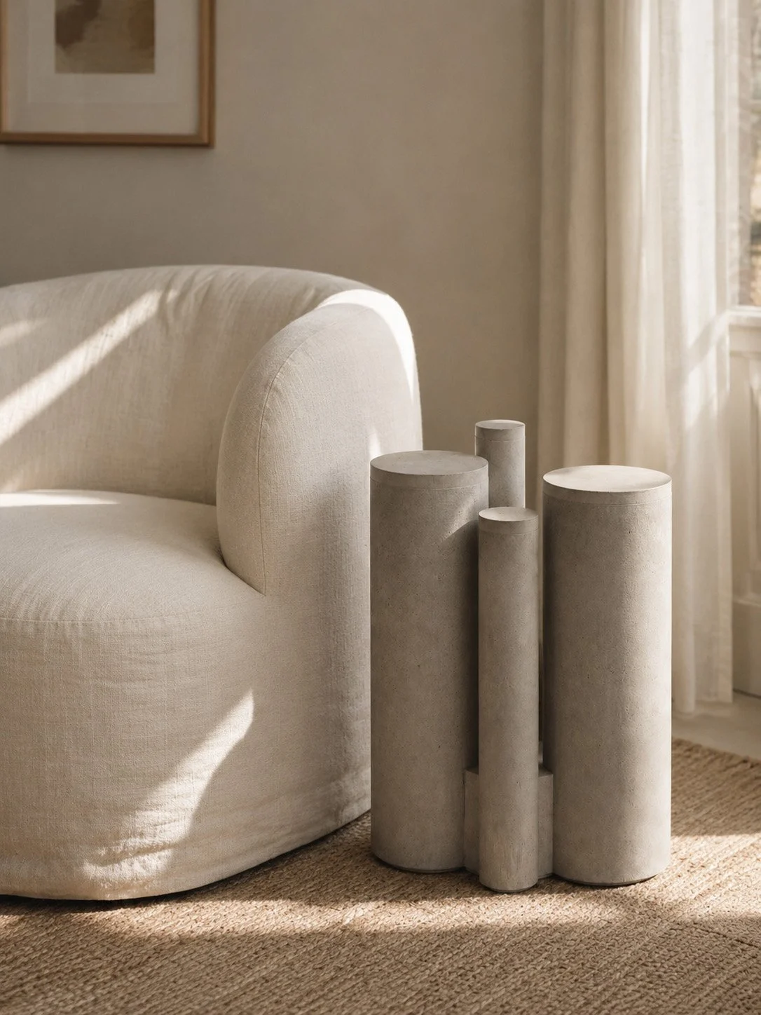 The Separated Table — Concrete witness study / side table