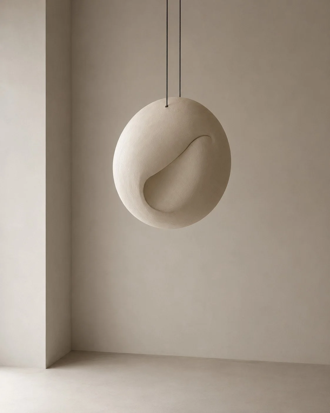 Tinted fiberglass witness study / pendant light