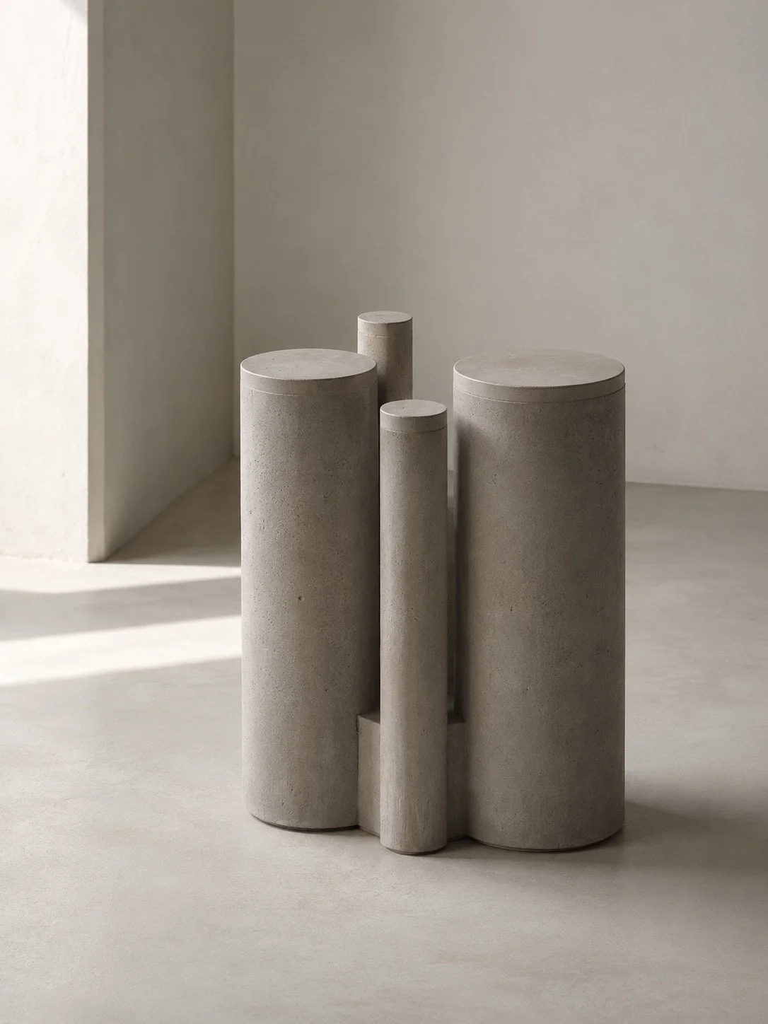 The Separated Table — Concrete witness study / side table
