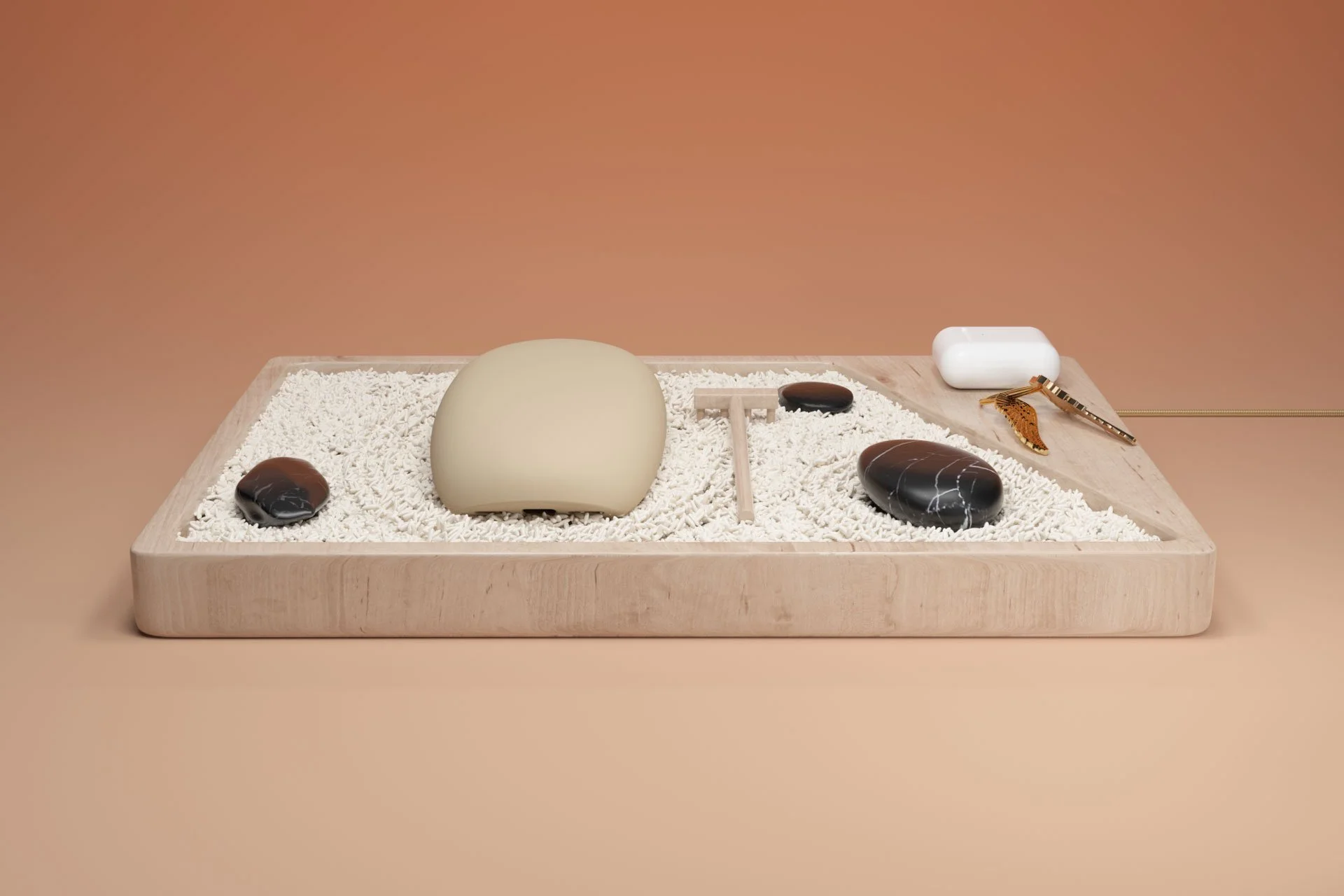 Disconnect | Zen garden-like charging station