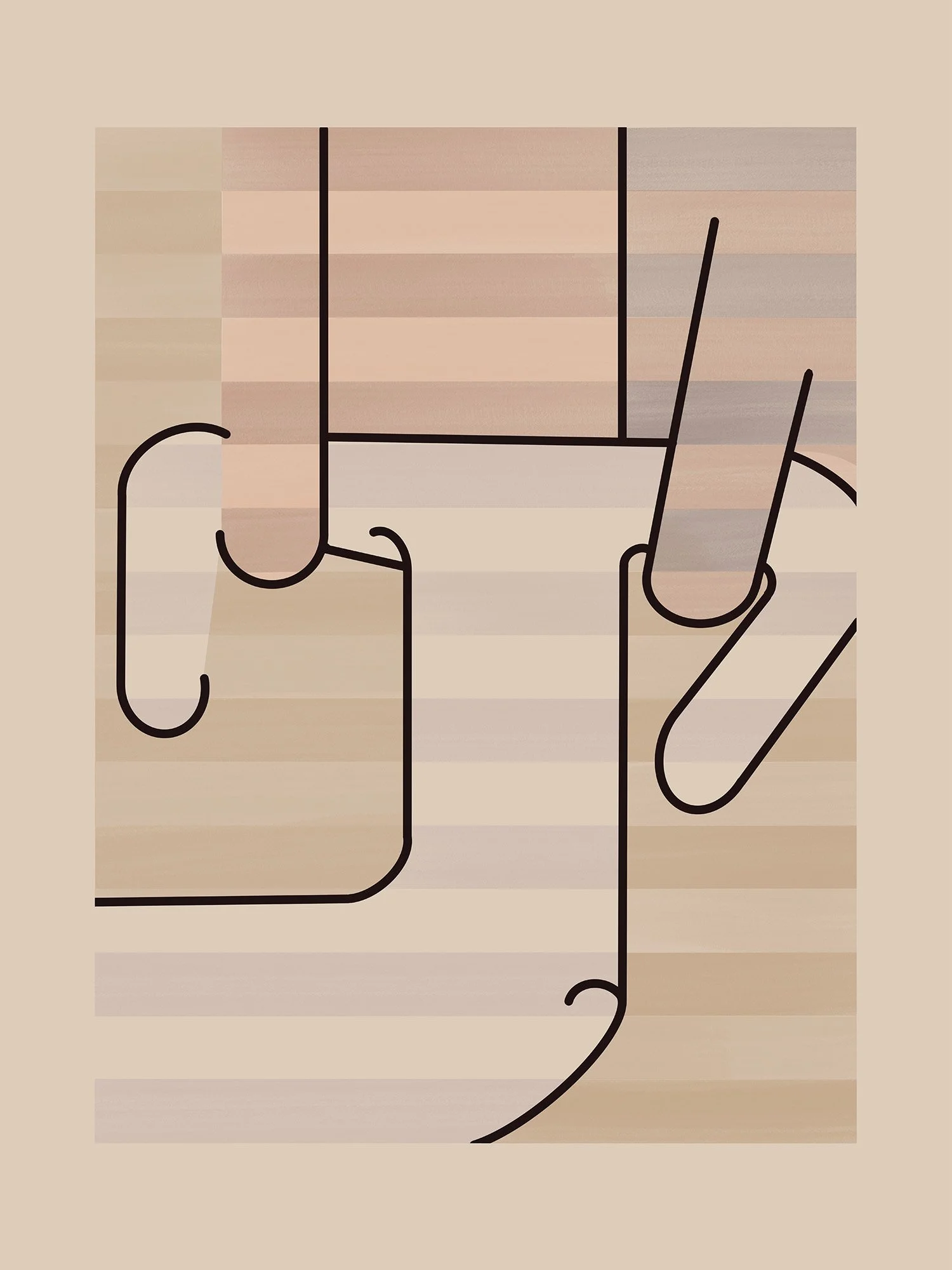 Shadows of the Mind: Made during a Design for Nothing passage shaped by the distant presence of peaceful uprisings, the image holds inner weather and public unrest in the same field.