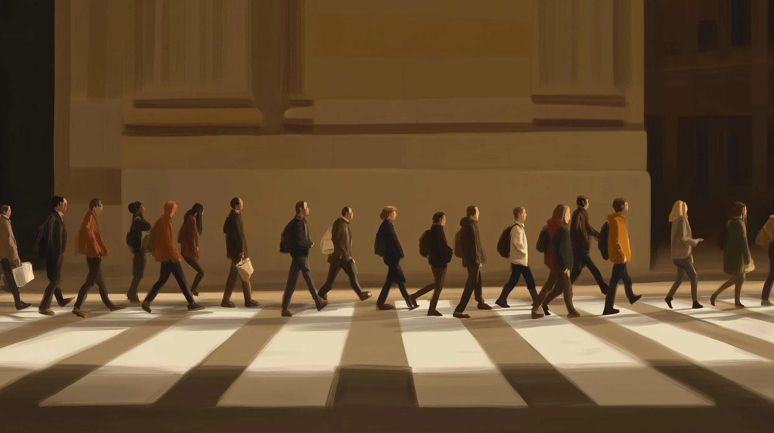 Illustration by Martin Lenclos: A shared field may remain invisible precisely where separateness looks most complete.