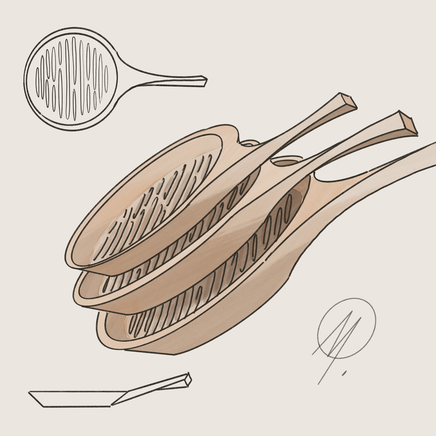Wooden objects