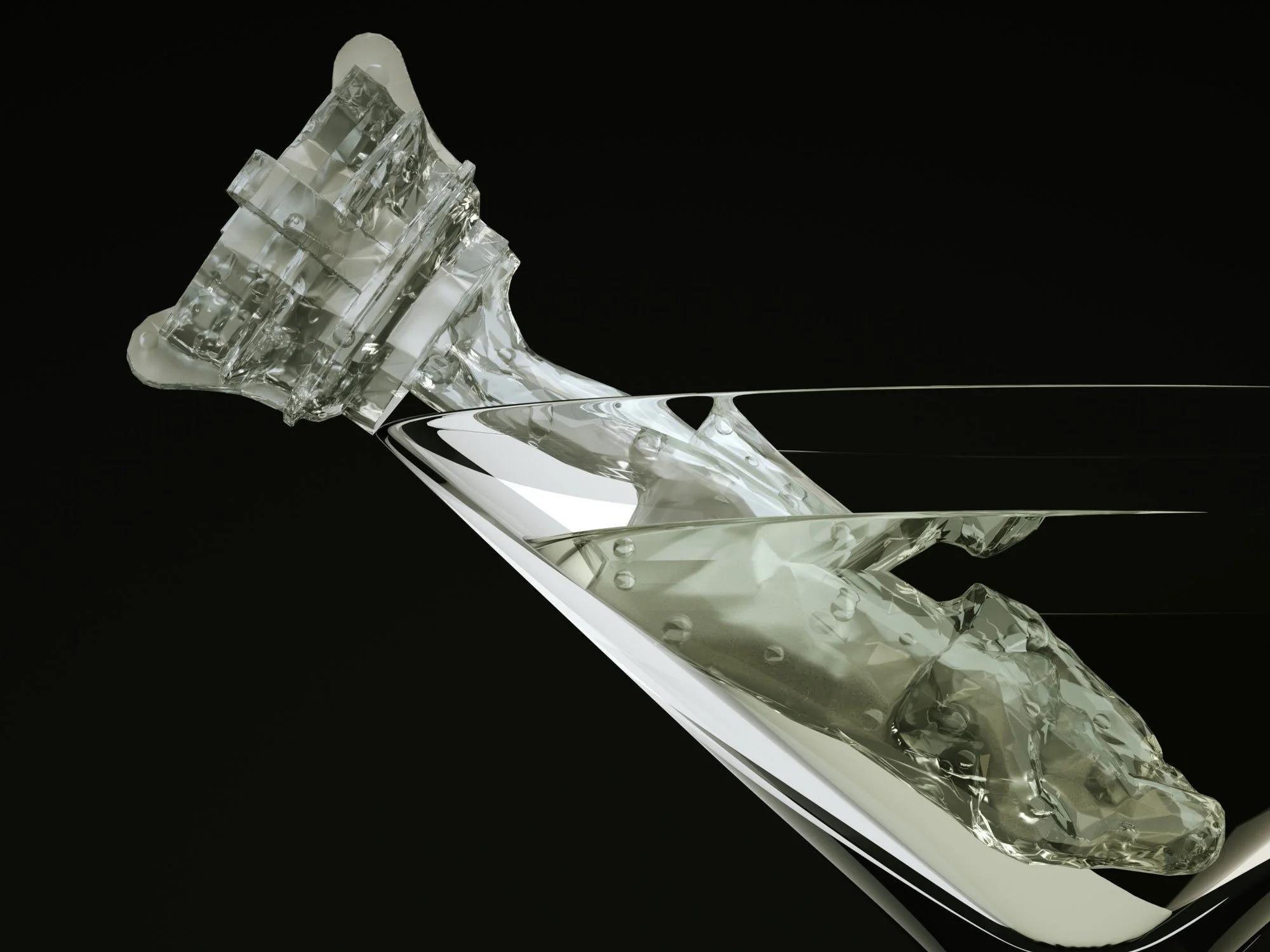 IceAge: Ice Cube Molds | Statue, detail