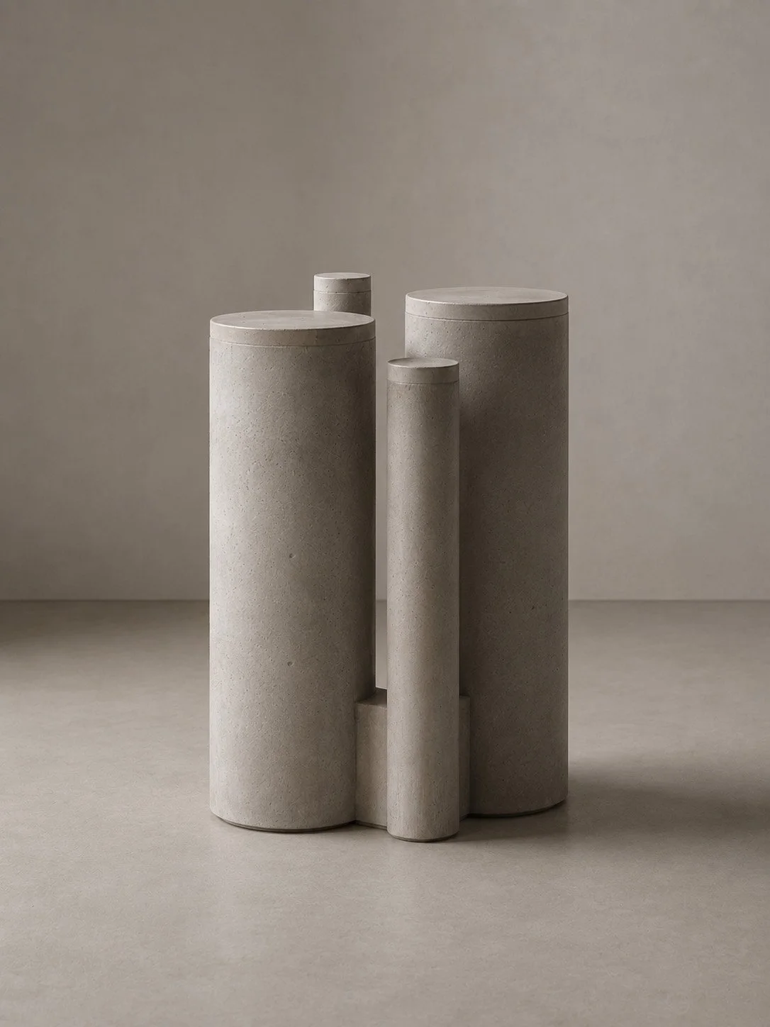The Separated Table — Concrete witness study / side table