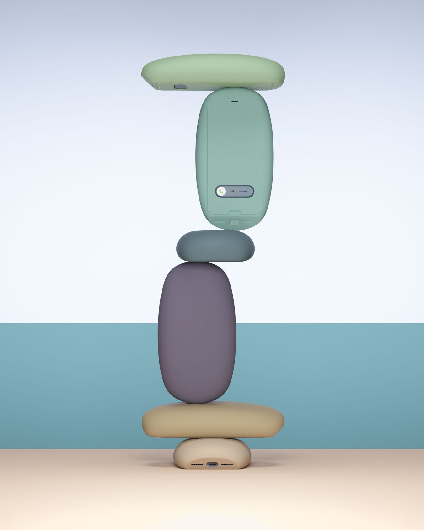 Disconnect is a product for people who refuse to let technology rule their lives: a stone-shaped cover for smartphones and tablets.