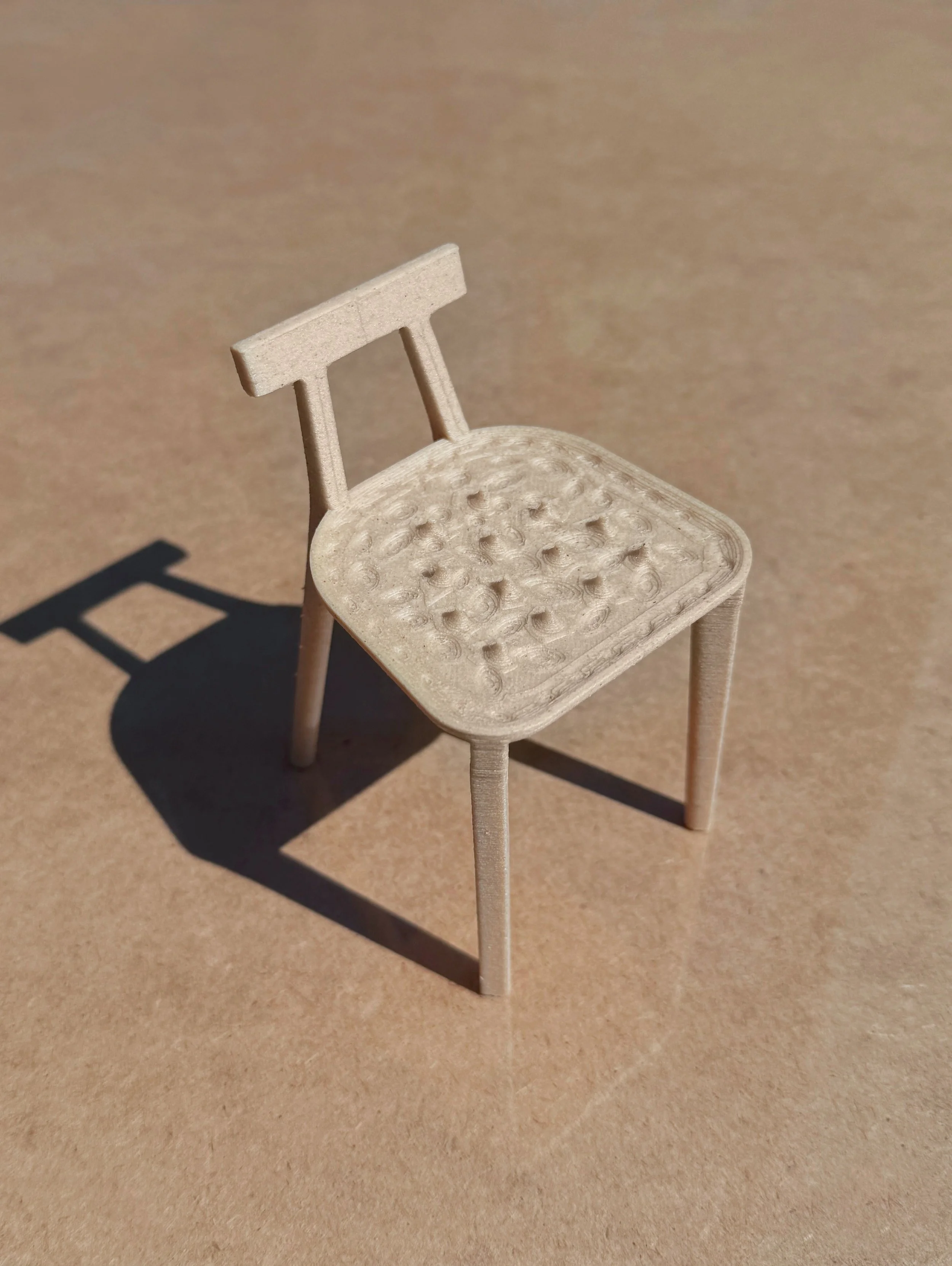 Miniature Furniture Replica — Perceptual Terrain Chair