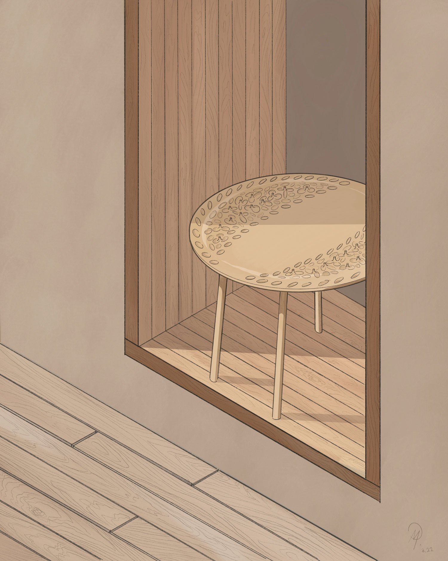 Rendering for installation