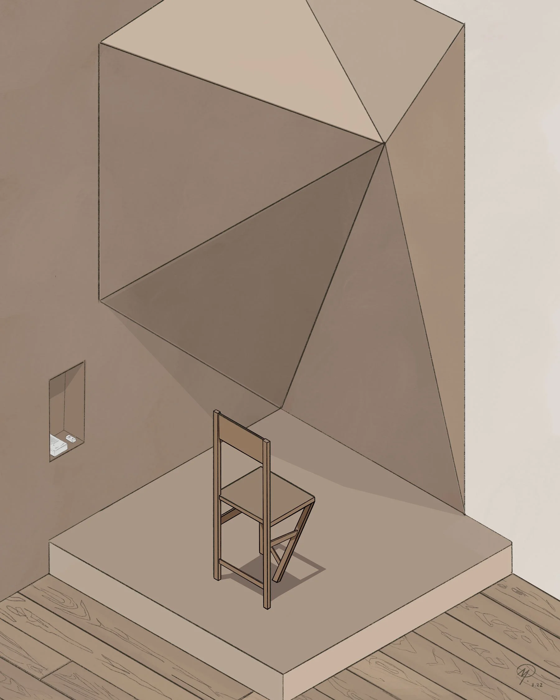 Paradox of the aTypical Typical Device — Installation Sketch by Martin Lenclos