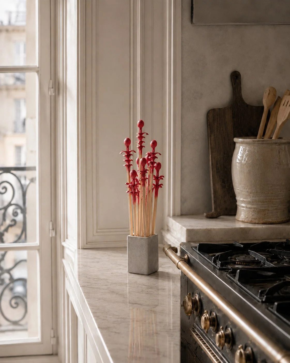 Razing Fire Matches: Red Torch Ginger Matches