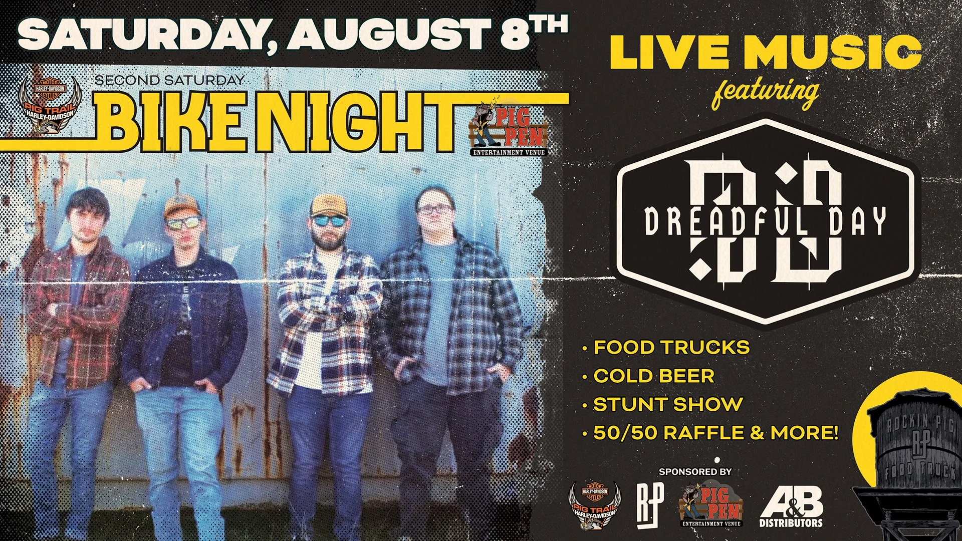 2nd Saturday Bike Night - August 8
