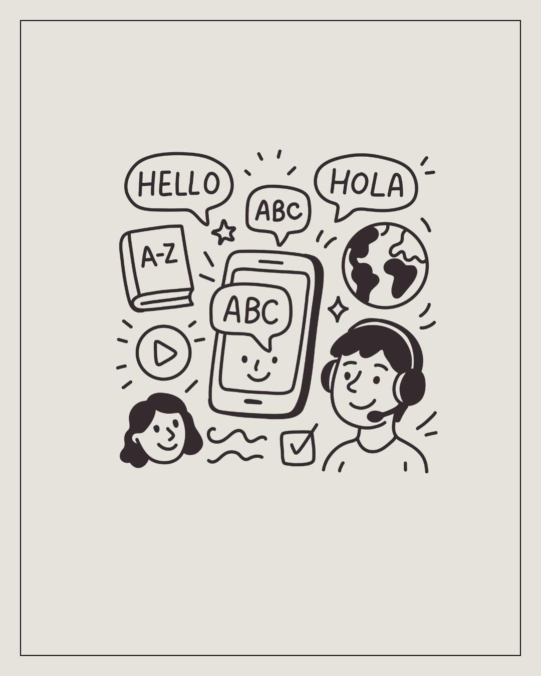 Estoy aprendiendo español.