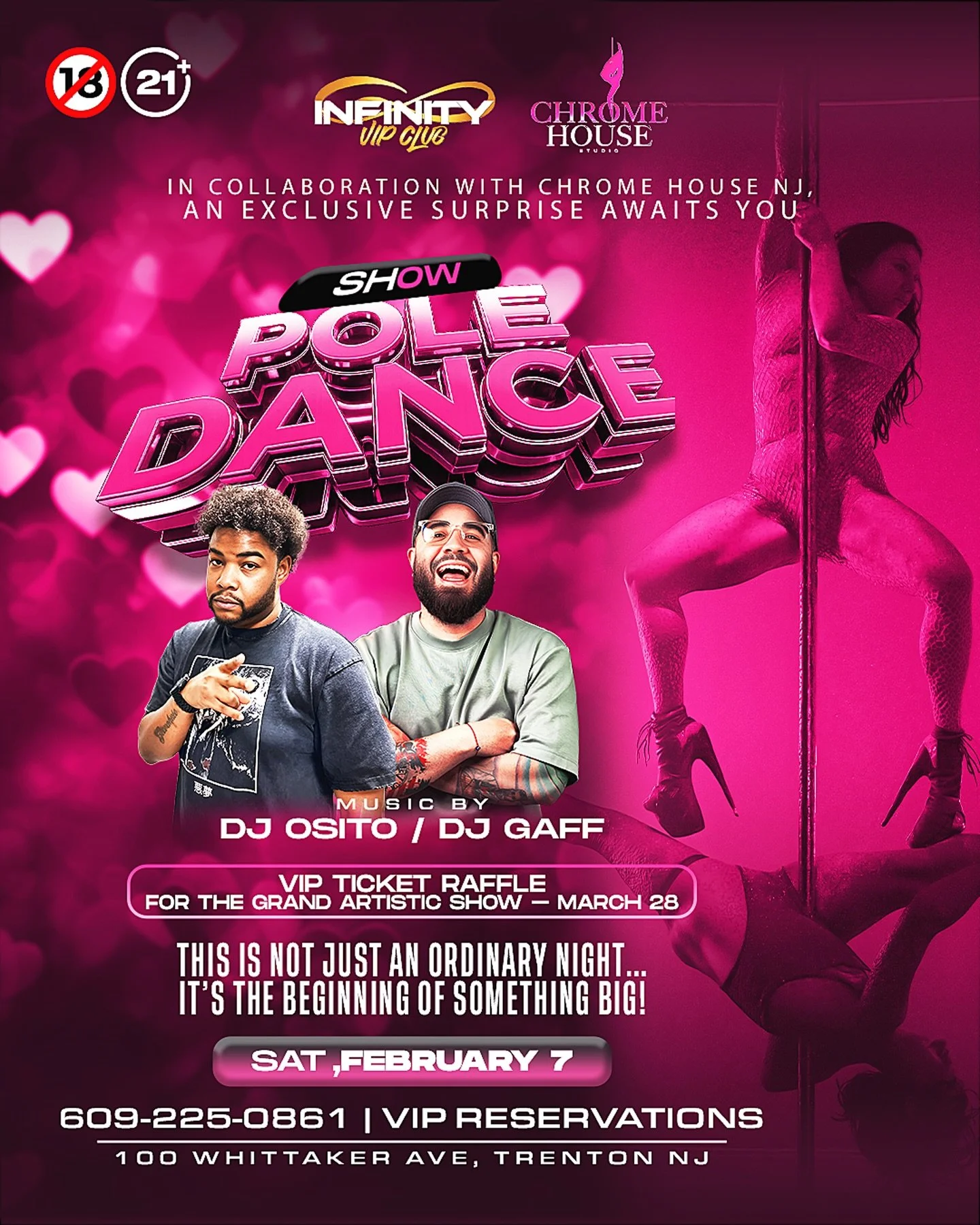 AFTER PARTY ALERT! Chrome House &amp; Unfiltered House Guest, we OUTSIDEEEE. Meet us at the after party at the ONE AND ONLY @infinity_loungenj . ITS UP!