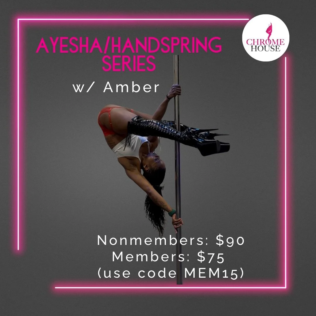 If you&rsquo;re looking to level up your Ayesha/Handspring then you don&rsquo;t want to miss our intensive with @_funsizerozayy !

Dates include:
Saturday June 13th 3:15-5:15 
Saturday June 20th 3:15-5:15 
Saturday June 27th 3:15-5:15 

Payment plans