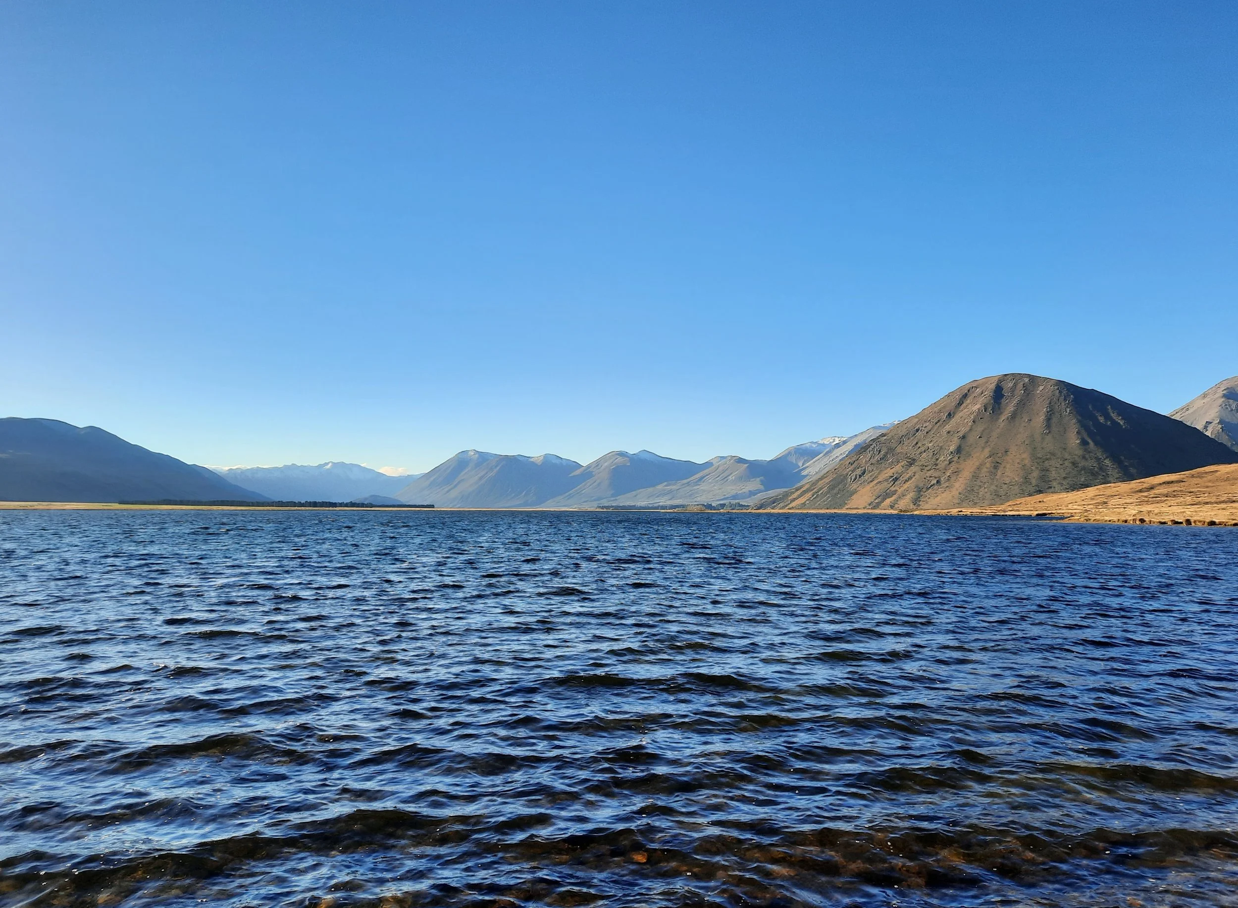 Mt Sugarloaf from southern Lake Heron.