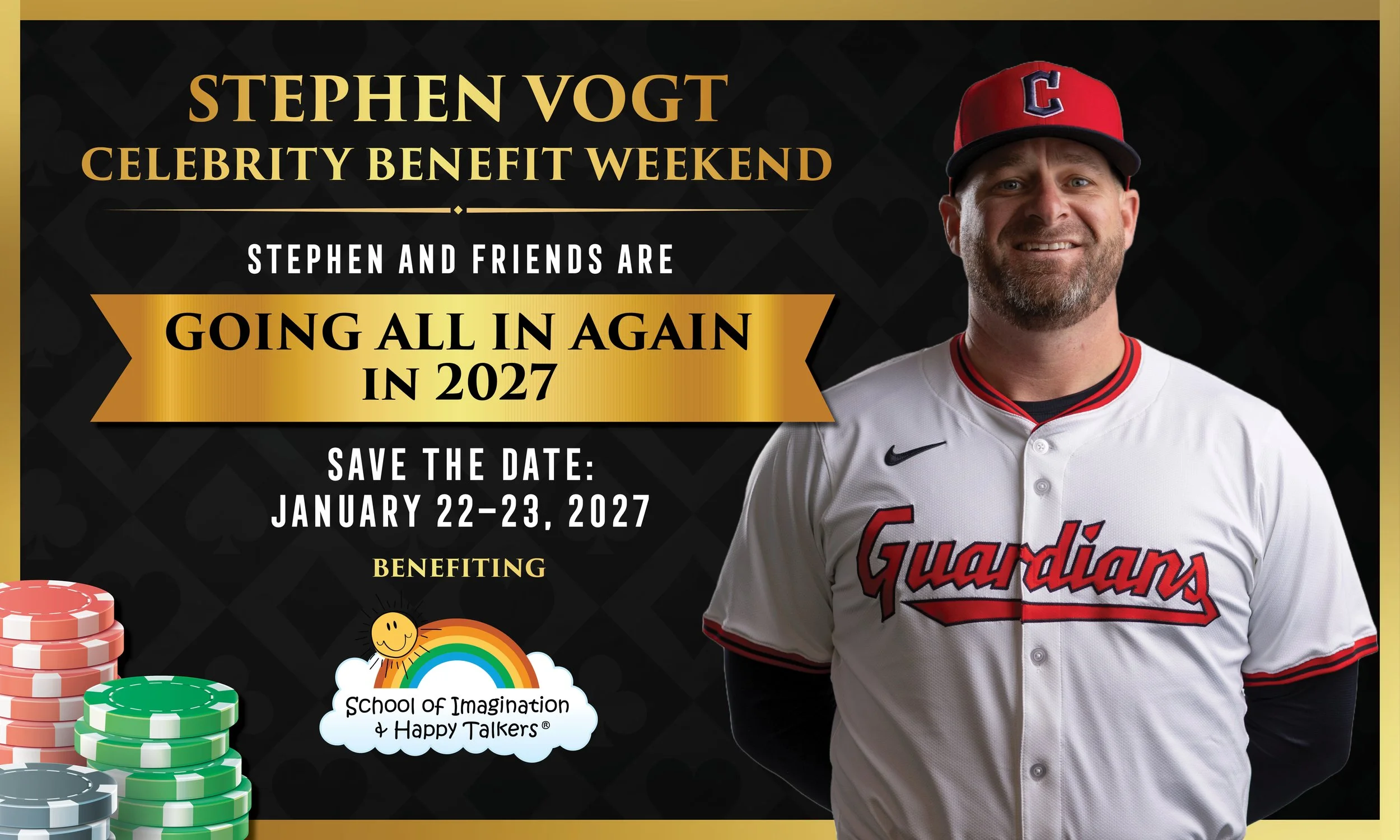 It’s back: Stephen Vogt’s Celebrity Weekend returns Jan 22–23, 2027 🎉