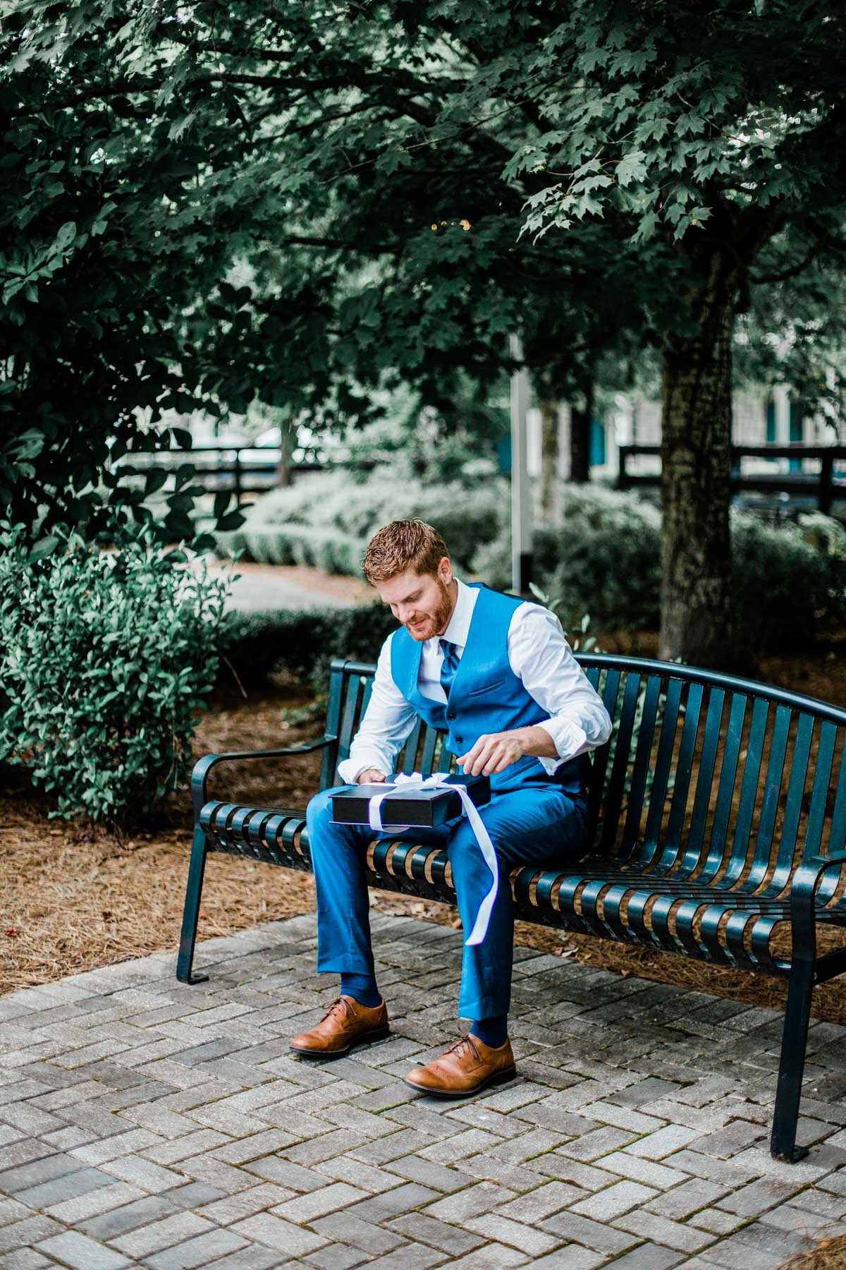 Atlanta Groom smiling pose