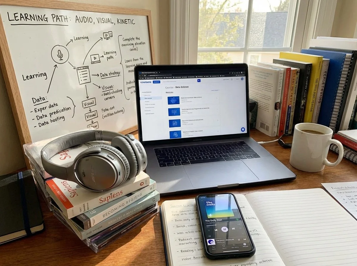 Audiobooks vs Podcasts vs Courses: Which Is Better for Learning?
