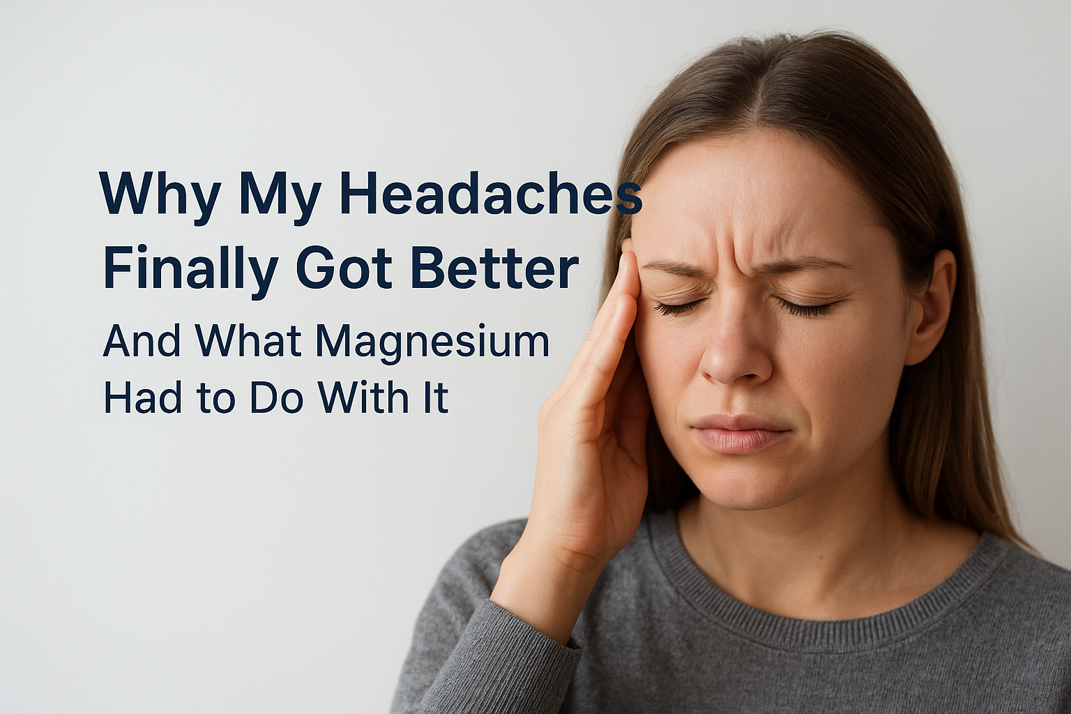 Why My Headaches Finally Got Better (And What Magnesium Had to Do With It)