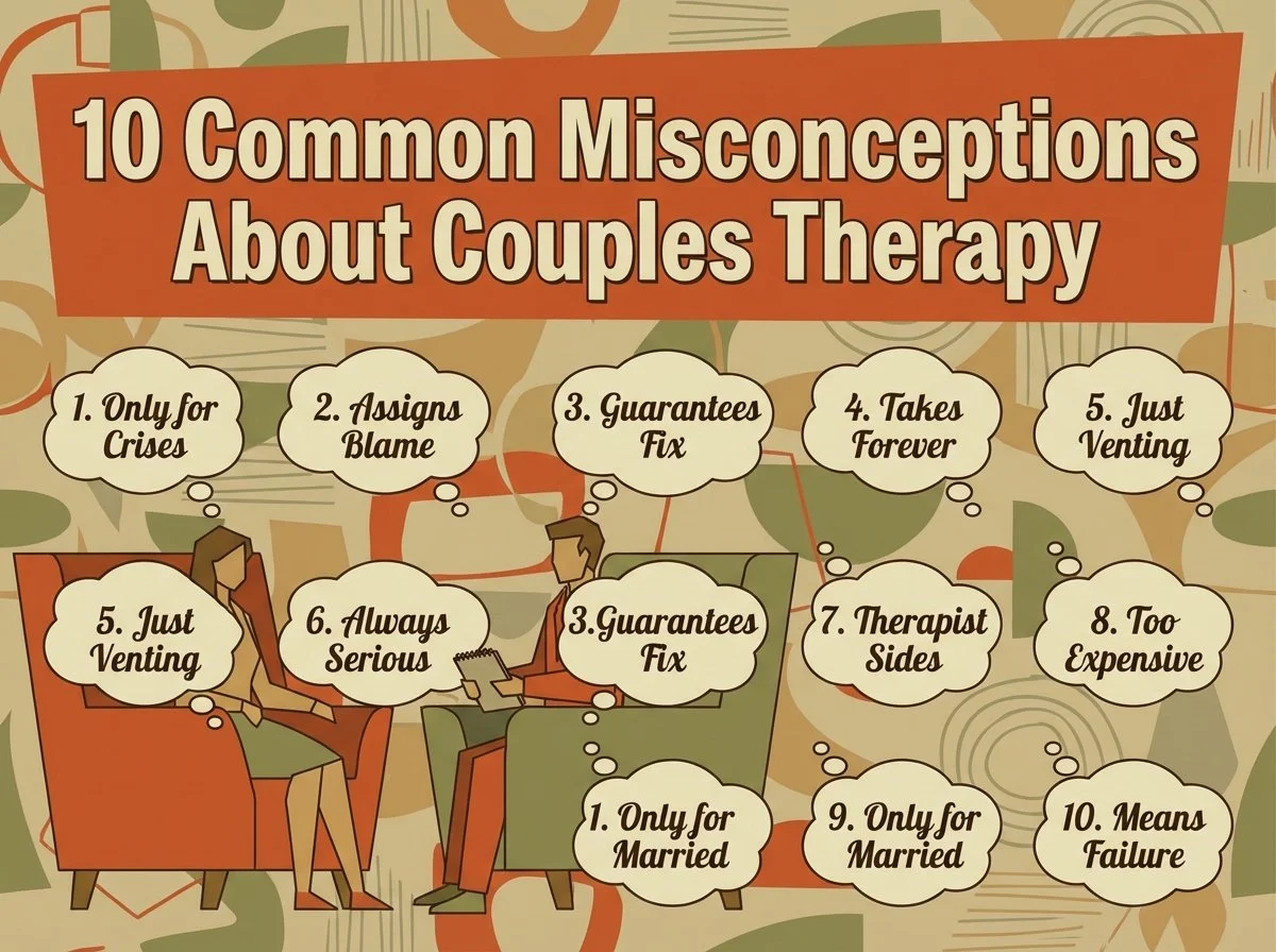 10 Common Misconceptions About Couples Therapy