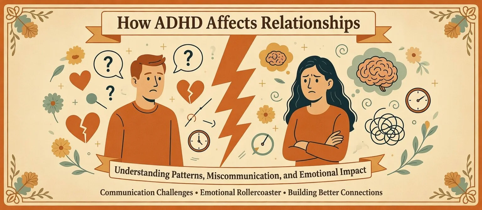 How ADHD Affects Relationships: Understanding Patterns, Miscommunication, and Emotional Impact