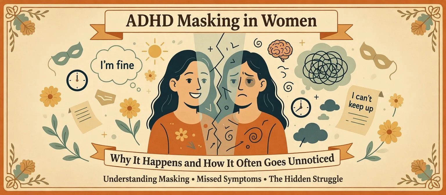 ADHD Masking in Women: Why It Happens and How It Often Goes Unnoticed