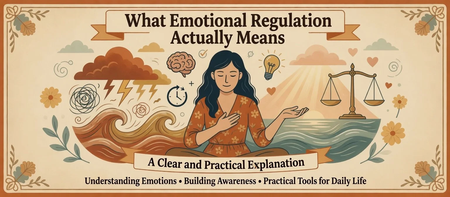 What Emotional Regulation Actually Means: A Clear and Practical Explanation