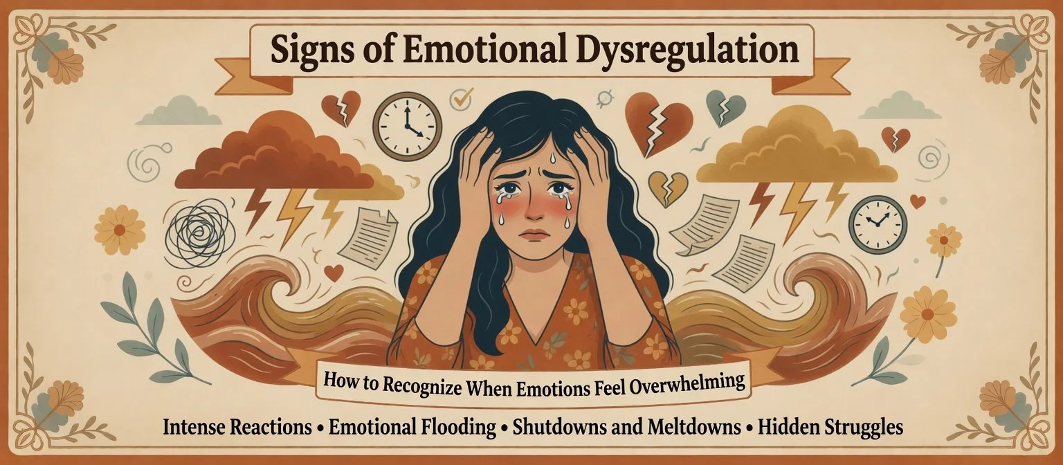 Signs of Emotional Dysregulation: How to Recognize When Emotions Feel Overwhelming