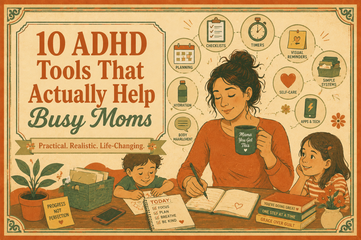10 ADHD Tools That Actually Help Busy Moms