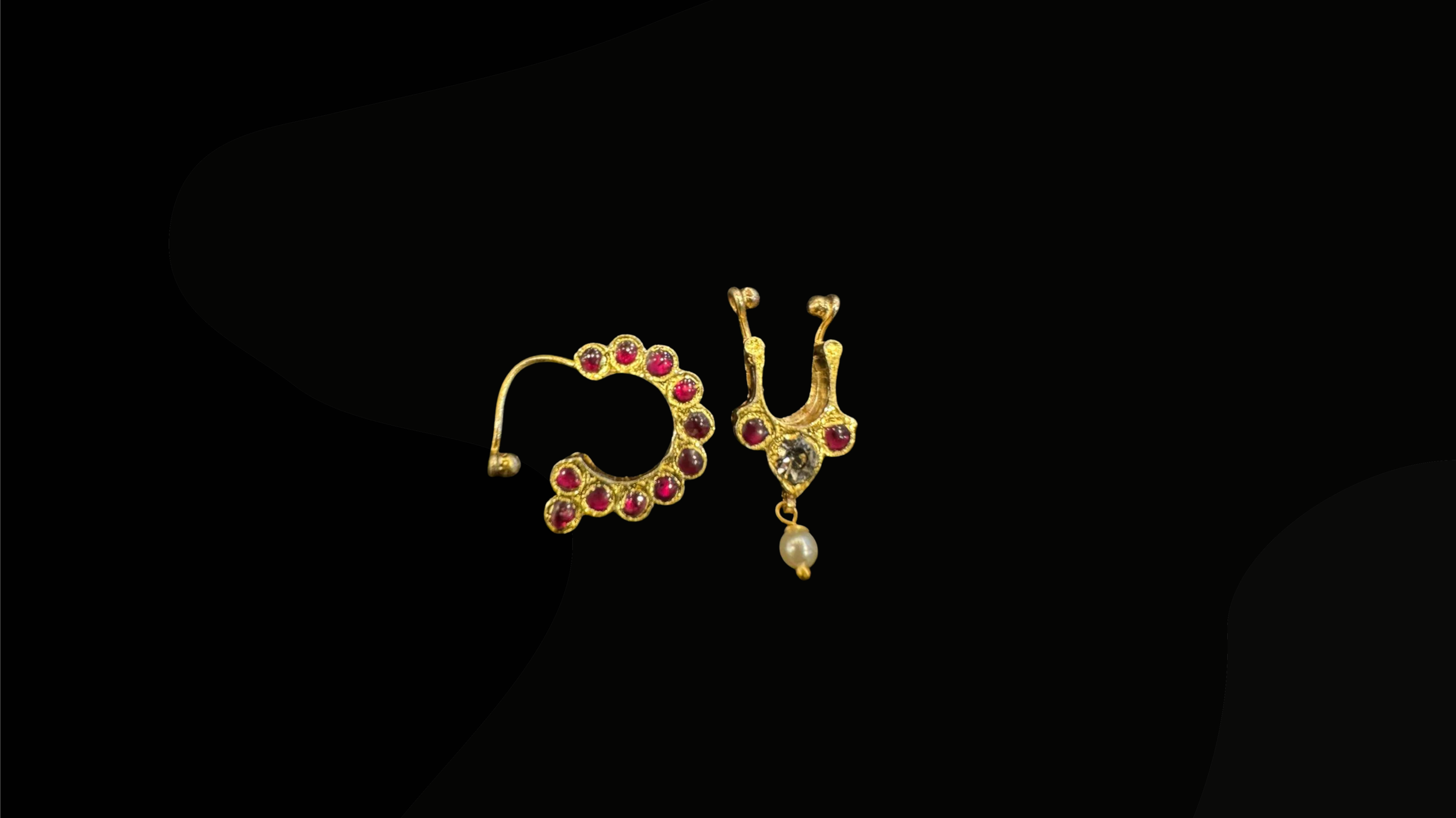 Nathu Bullaku, a beautifully crafted traditional nose pin