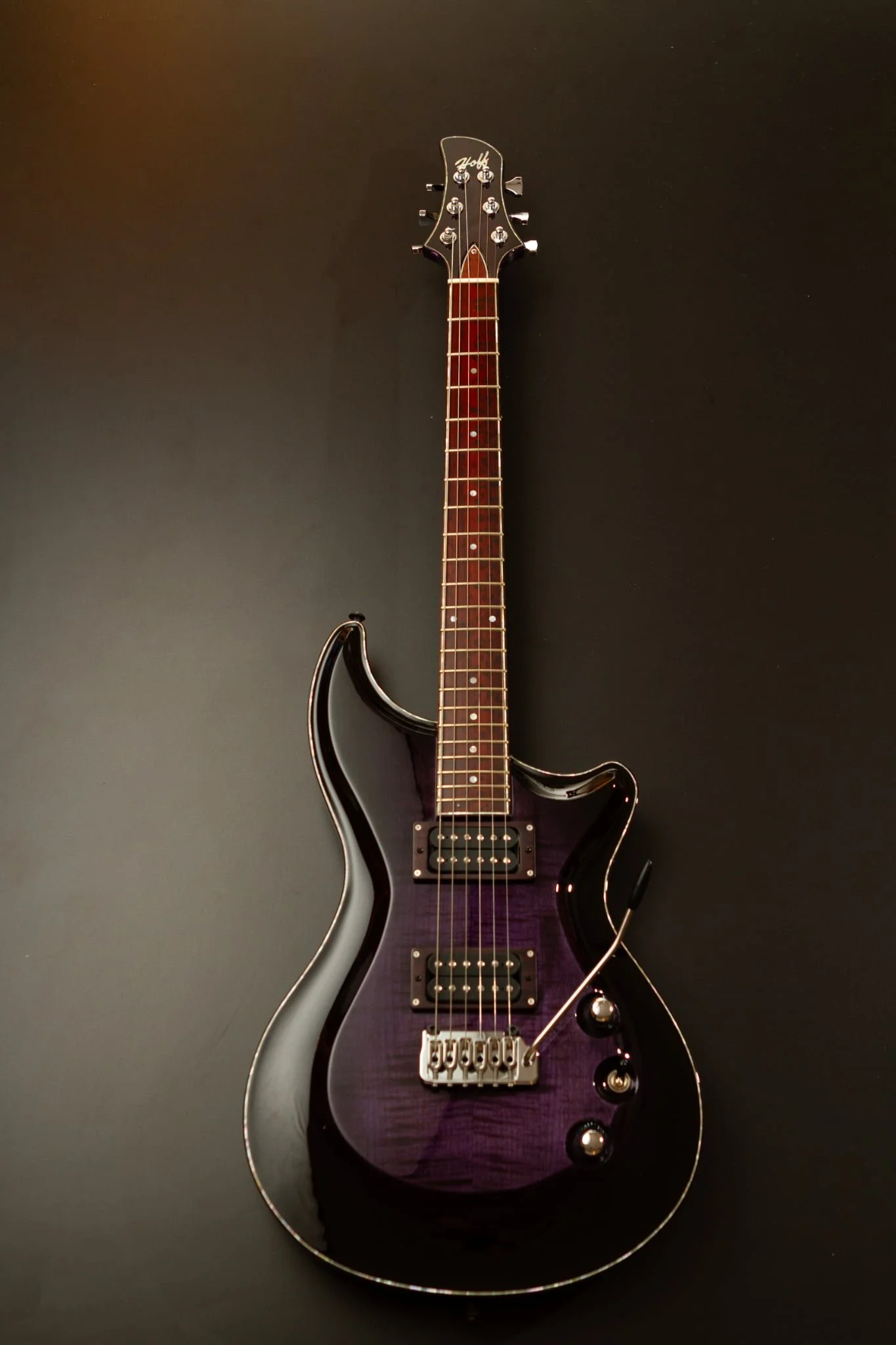 Geo Double Cutaway Purple Burst
