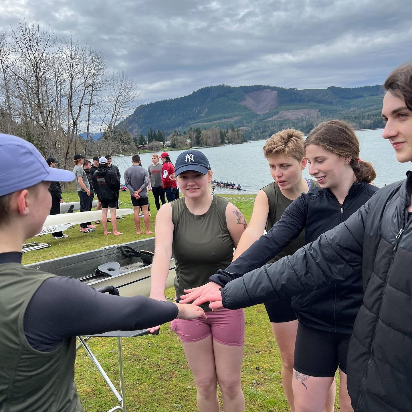 Our PSU women&rsquo;s novice four is on the row at #collegiatecoveredbridge #regatta! Go get em&rsquo;!