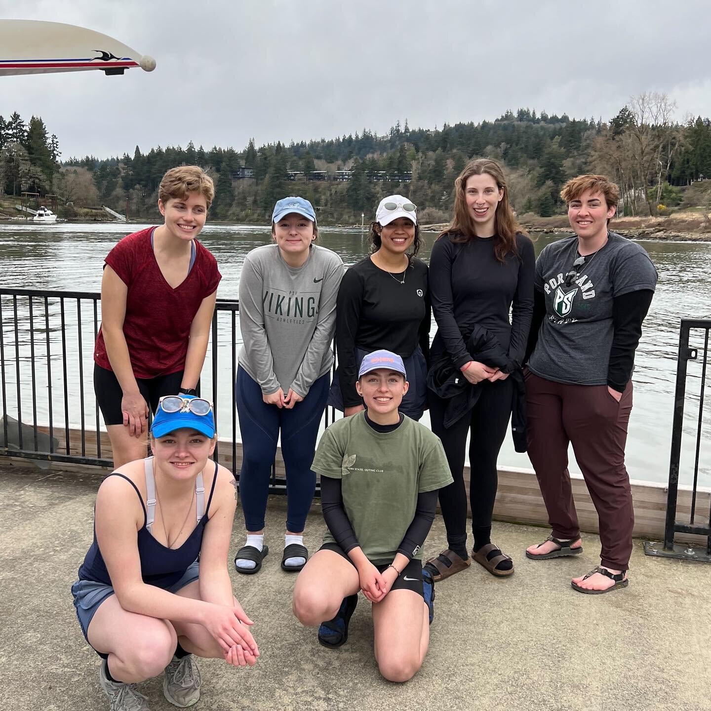 First day of Spring-break camp was a big success for our collegiate team! #collegerowing #howwespringbreak #row