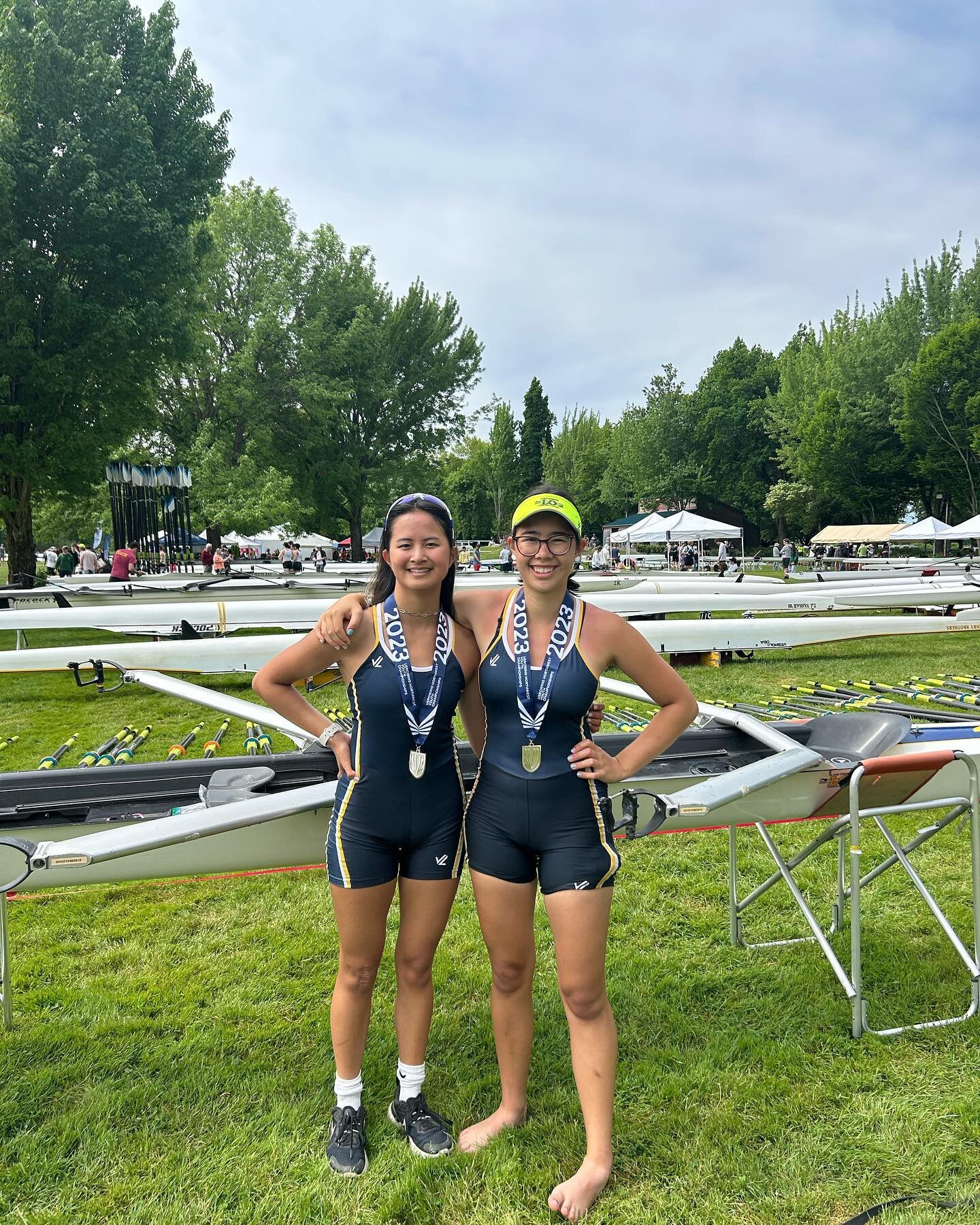 Huge shoutout to Madeline and Esme taking home that hardware in the 2V 2X 🥈🥈