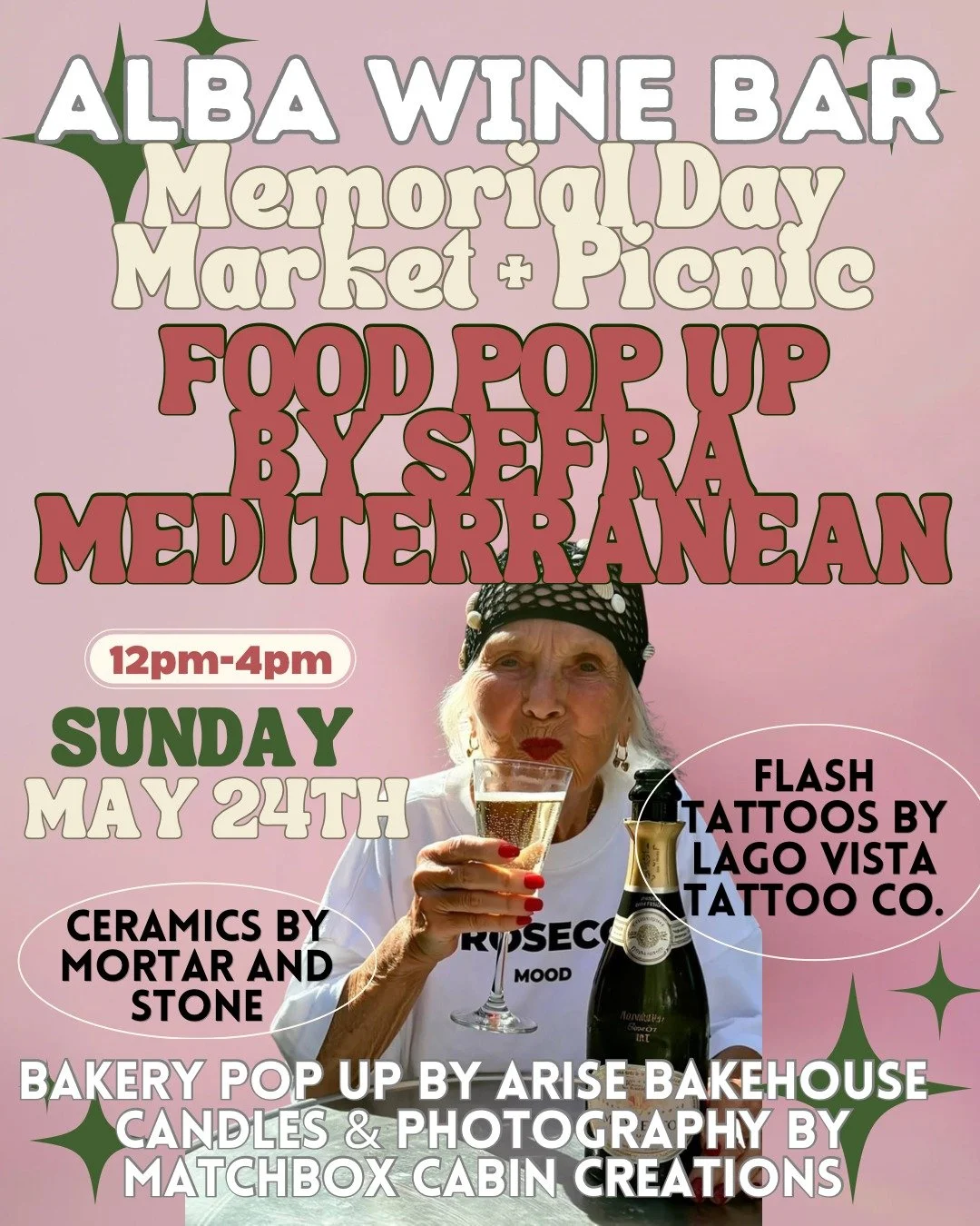 Hey Neighbors! 
Lots of fun and good eats this weekend at Alba's Memorial Day Market + Picnic this Sunday! 
Come hang out with us! 🍻