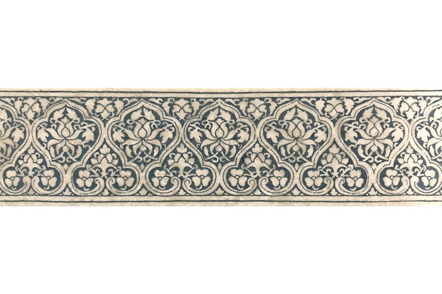 Botticino marble tile handmade etched stone farmhouse modern rustic natural luxury kitchen bathroom backsplash interior designer artisan handcrafted art taupe cream Azul blue brown