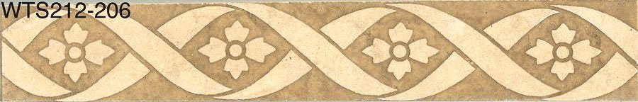 Jerusalem limestone tile handmade etched stone farmhouse modern rustic natural luxury kitchen bathroom backsplash interior designer artisan handcrafted art ochre brown warm cream border custom